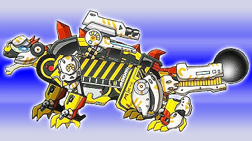 Dino Robot Infinity: Euoplocephalus + Dino Robot Battle Arena | Eftsei Gaming