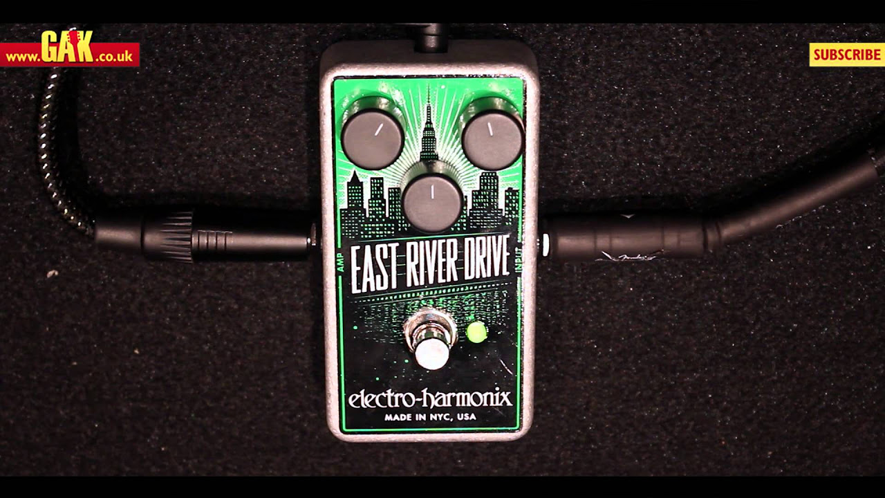 Electro Harmonix - East River Drive Overdrive Pedal Demo at GAK