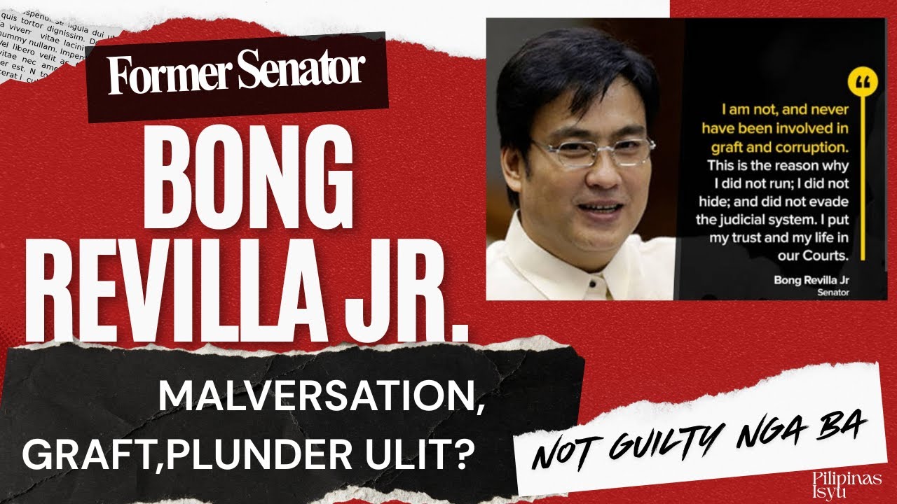 Mga Kaso ni Former Senator Bong Revilla Jr.@PilipinasIsyu