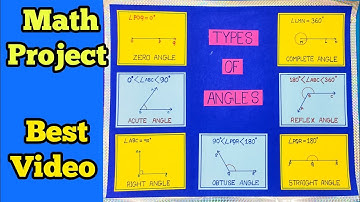 #Types of angles maths working model#angle project#how to make angle project#maths project #maths 👍