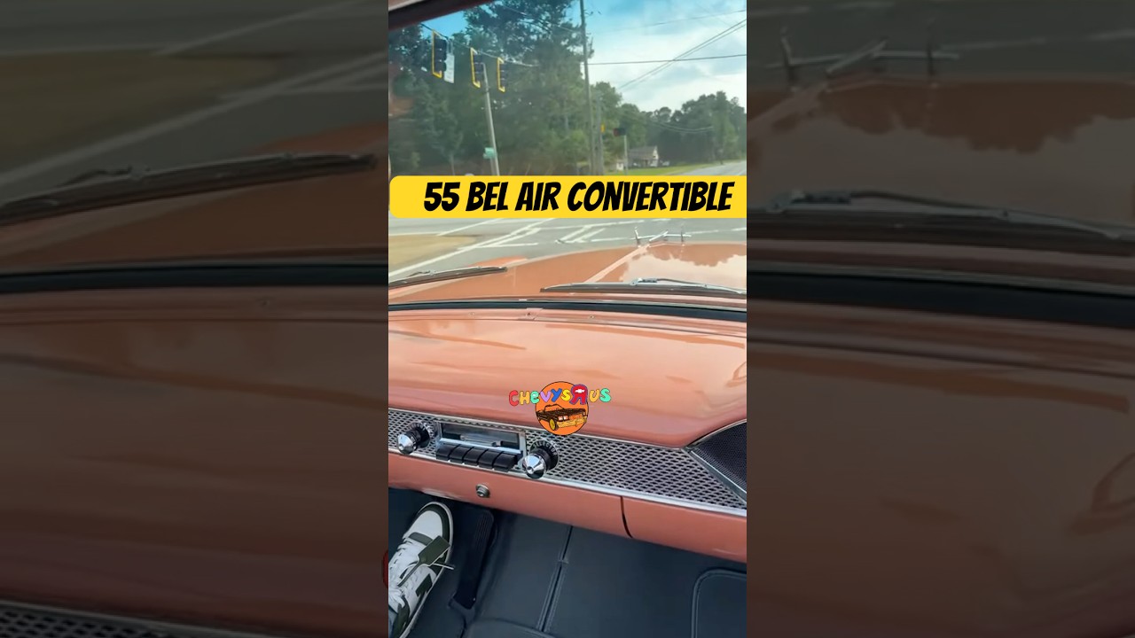 Stunning 1955 Classic Convertible Chevy!