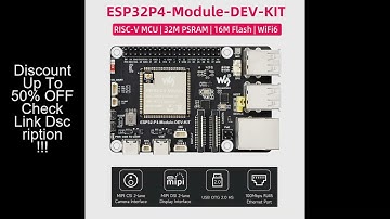 ESP32-P4-Module-DEV-KIT ESP32-P4 Development Board with ESP32-C6 WiFi 6 Bluetooth 5 BLE MIPI CSI DSI