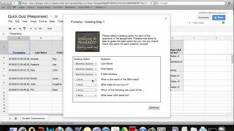 Grading a Google Form Assessment with Fluabroo