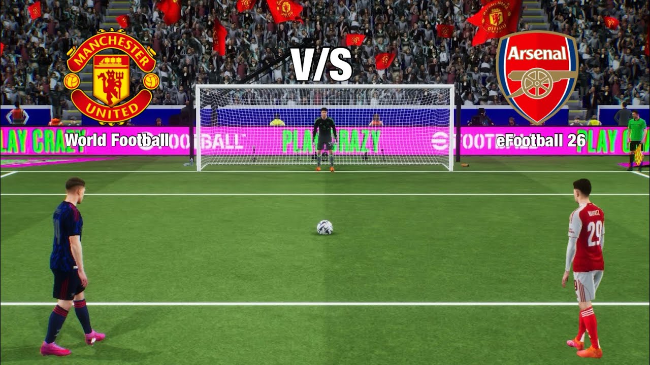 Penalty Shootout , Manchester United vs Arsenal FC | MUN VS ARS | eFootball 26
