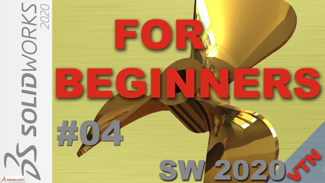 SolidWorks 2020 ( 04 Surface Design ) TUTORIAL - YouTube