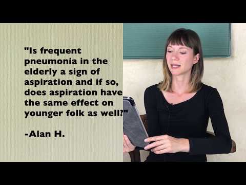 Is Frequent Pneumonia a Sign of Aspiration?