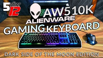 Alienware AW510K: Low-Profile RGB Gaming Keyboard – Dark Side of the Moon edition
