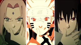 Team 7 Reunite, Naruto Sasuke Sakura VS 10 Tails , Naruto Scared by sakura strength