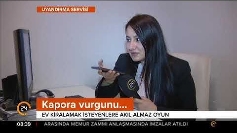Kapora dolandırıcılarına dikkat