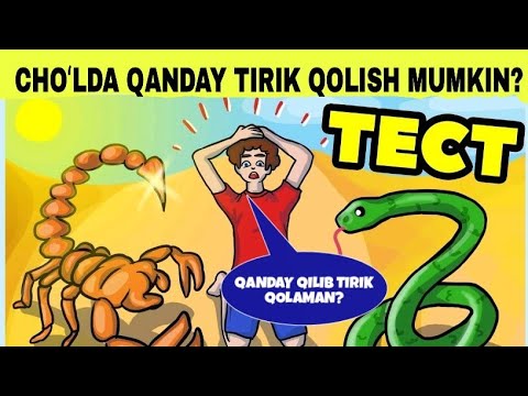 OʻZINGIZNI XAVFLI VAZIYATLARDA SINAB KOʻRING!! MANTIQIY BOSHQOTIRMA SAVOLLAR!!