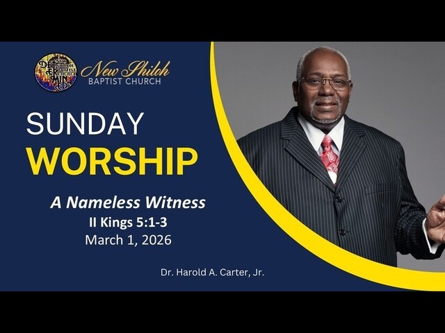A Nameless Witness | Dr. Harold A. Carter, Jr., | March 1, 2026 | Sunday Worship