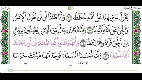 سورة الجن من الآية ٥ إلى ٨ القارئ محمد ايوب