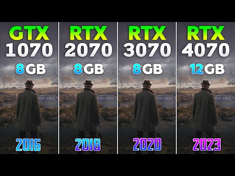 GTX 1070 vs RTX 2070 vs RTX 3070 vs RTX 4070 - Test in 8 Games