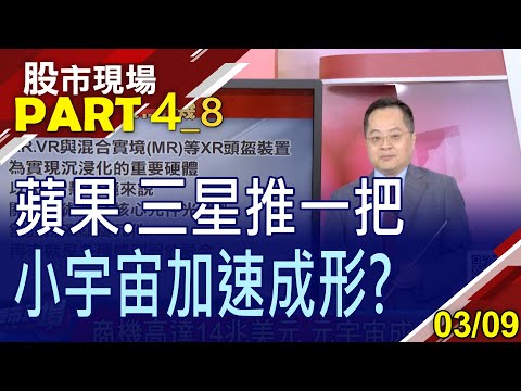 【儲能黑馬沒追到?元宇宙仍有戲唱!國際大廠紛紛抱團對抗雪紅姨?鏡片進程upgrade!】20230309(第4/8段)股市現場*鄭明娟(李冠嶔)