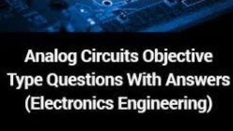 4.Analog electronics mcqs