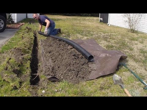 Digging a trench - FAST - YouTube