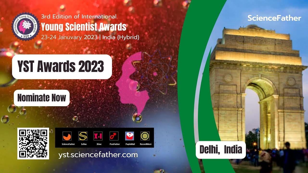 3rd Edition of International YoungScientist  Awards, on 23-24 Januvary, India (Hybrid)