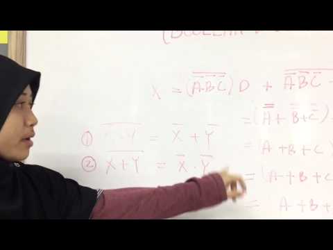 Boolean and De Morgan's Theorem