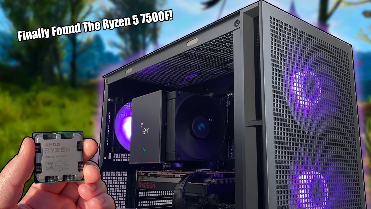 A capable and upgradable Ryzen 5 7500F Gaming PC Build! 