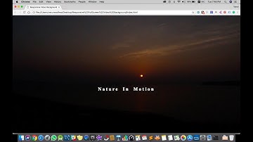 Responsive Fullscreen Video Background | Vide JS | HTML, CSS & JavaScript