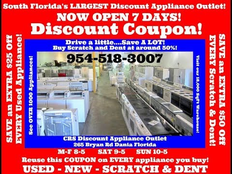 Appliance Stores Fort Lauderdale Florida - 954-518-3007