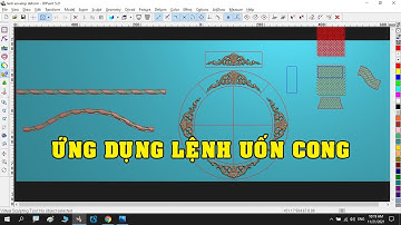 Jdpaint - Lệnh Uốn Cong Hoa Văn