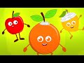 Ten Little Fruits | Nursery Rhymes Songs and Kids Song | Fruits Song | Funny Cartoon Videos