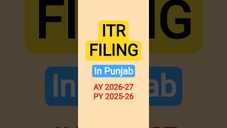 ITR Filing Service in Punjab ✅ | File Your Income Tax Return Today AY 2026-27