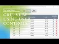 Data Grid View Using Custom User Controls | C# Winforms