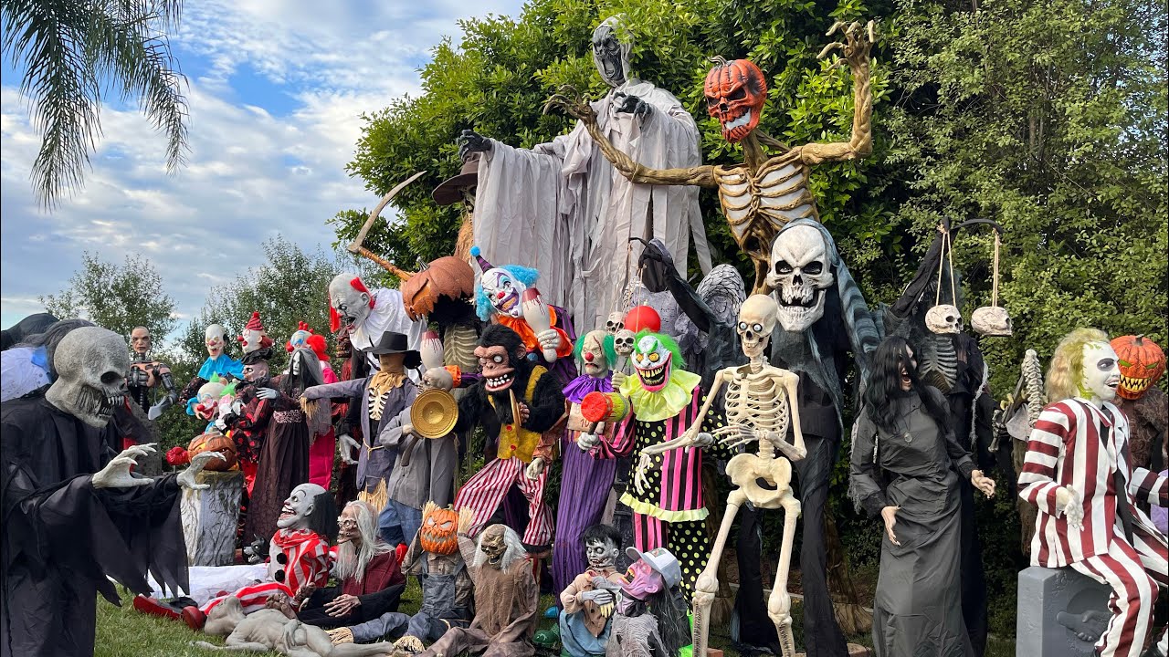My FULL 2023 Halloween Animatronic collection (80+PROPS)