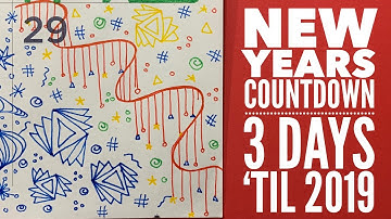 How to Zentangle Tring in my Giant #Quigtangle Zendoodle Countdown to the New Year