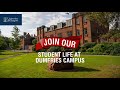 Student life at dumfries campus  uofg postgraduate online event