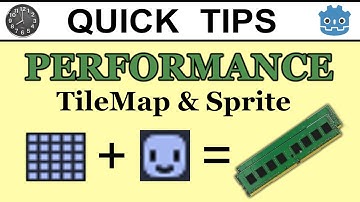 Godot Engine 3.x - Quick Tips || Tilemap - optimize performance via Sprite replacement