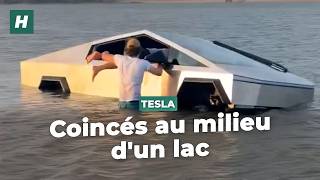 Un Américain Arrêté Pour Avoir Testé Le Mode Pataugeoire De Son Cybertruck Dans Un Lac