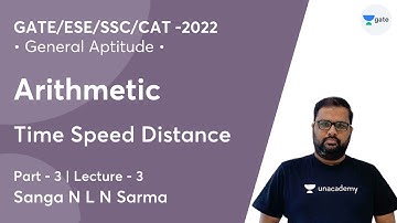 Time Speed Distance - 3 | Arithmetic | Lec 3 | General Aptitude