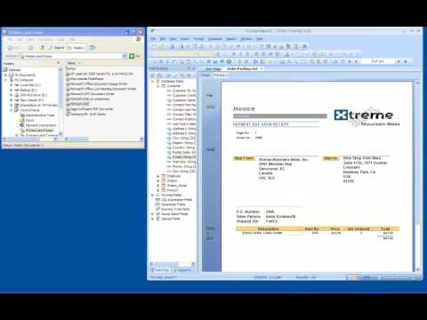 How to Burst and E-mail Crystal Reports