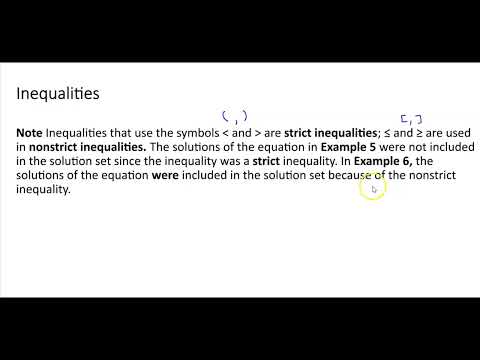 Math 12 1.7 Strict vs Non-strict Inequalities
