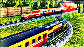train Racing game 3d players  highlights  best gameplay video screenshot 2