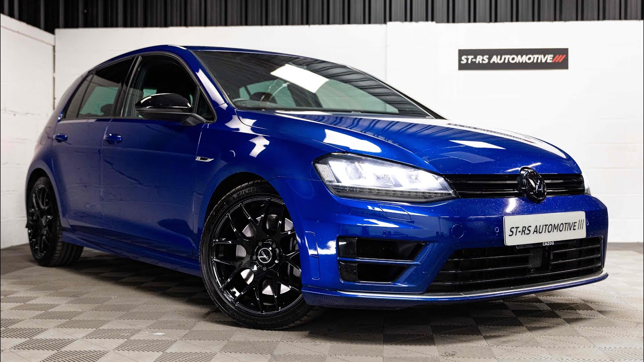 2016 Volkswagen Golf R DSG - Lapiz Blue 68,000 miles - YouTube
