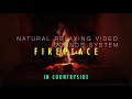 Ambiance bruit blanc  feu de chemine  asmr relaxation   2 heures