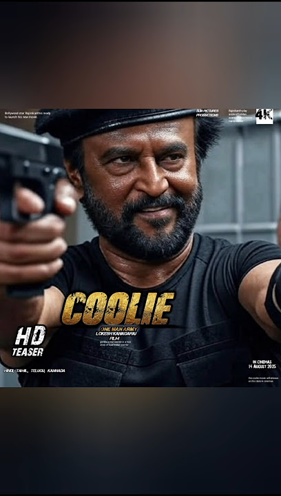 Coolie Rajinikanth Teaser | Rajinikanth New movie | #trailer #shortfeed @tonitoonzkahaniyan