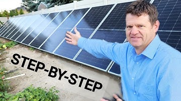 Zelfbouw zonne-energiesysteem met thuisbatterij als back-up - Volledige zelfbouw zonne-installatie