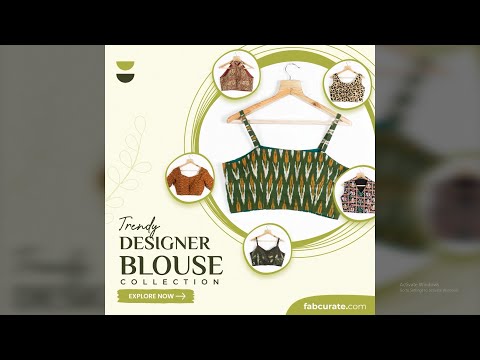 Designer Blouses by Fabcurate. - video from Fabcurate