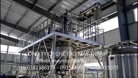Dây chuyền chiết xuất cô đặc chân không | 0915448942