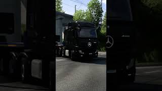 ETS2 Crawler Carrier Delivery | Zürich City Job | MercedesBenz Actros GigaSpace | EuroTruckSimulator