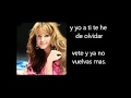 Jenni Rivera - Perdonar Es Olvidar Letra Lyrics