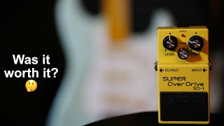 I bought the Boss SD-1 because of Frusciante!
