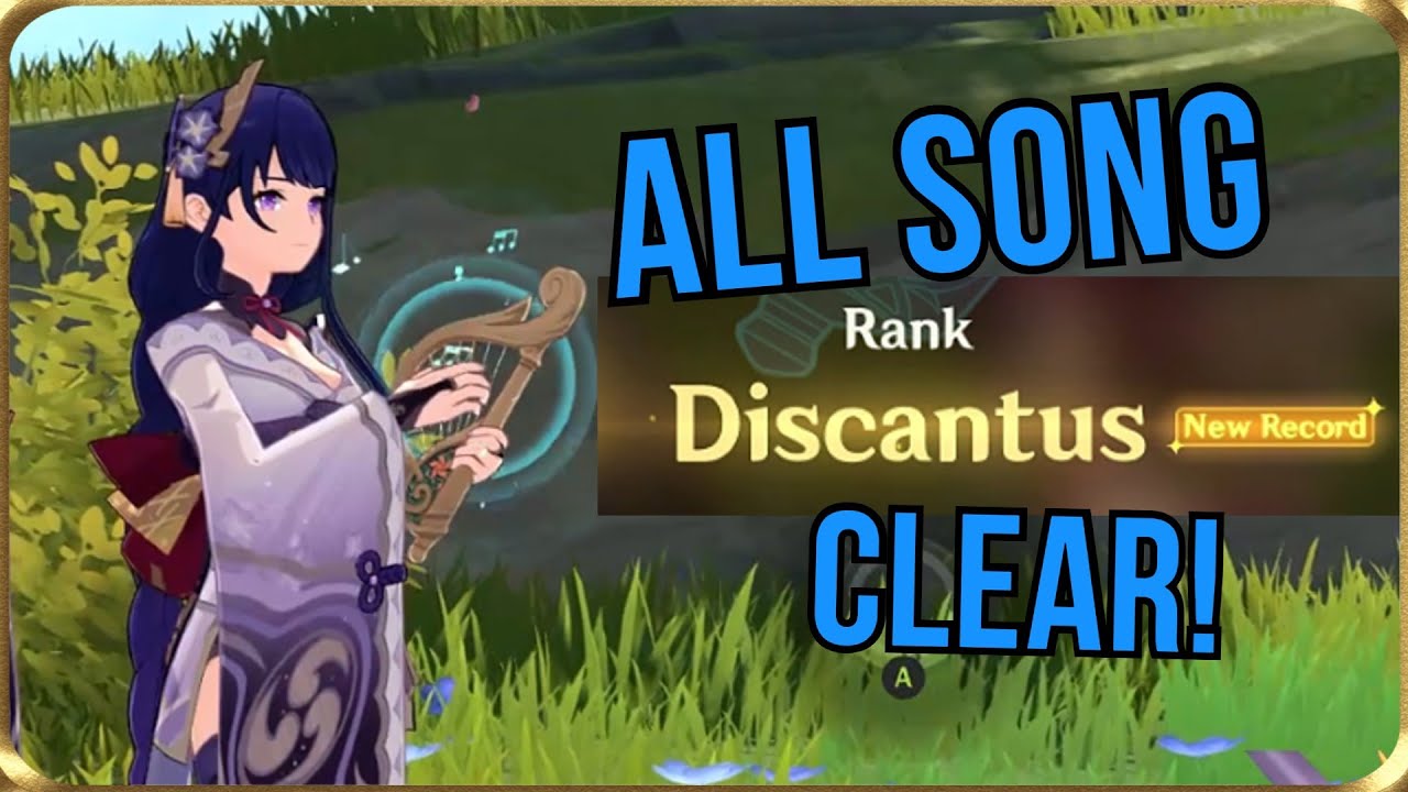 Zither Hero! - Tuned to the World's Sound ALL PERFECT Clears (Genshin Impact Rhythm Game Event)