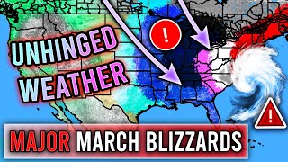 MAJOR March Blizzards for the Mid Atlantic And Northeast?! Both GFS And Euro Models on Board!