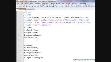 jquery tutorials for beginners - 8 - jquery id selector